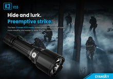 Load image into Gallery viewer, K3 V2 High-performance Long-distance Tactical Flashlight
