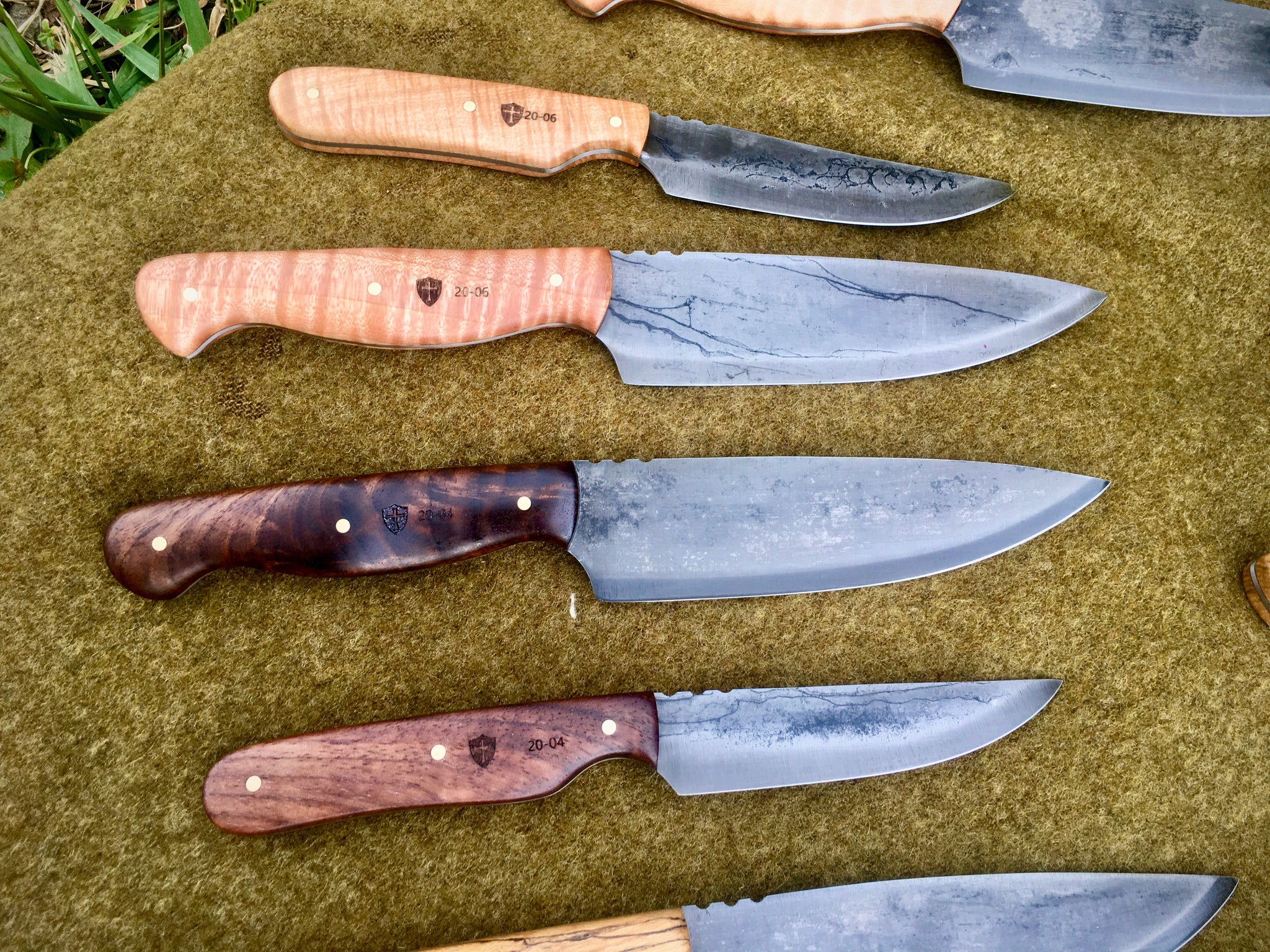 Hand Forged Chef Knife 20-03 – Zion's Farm