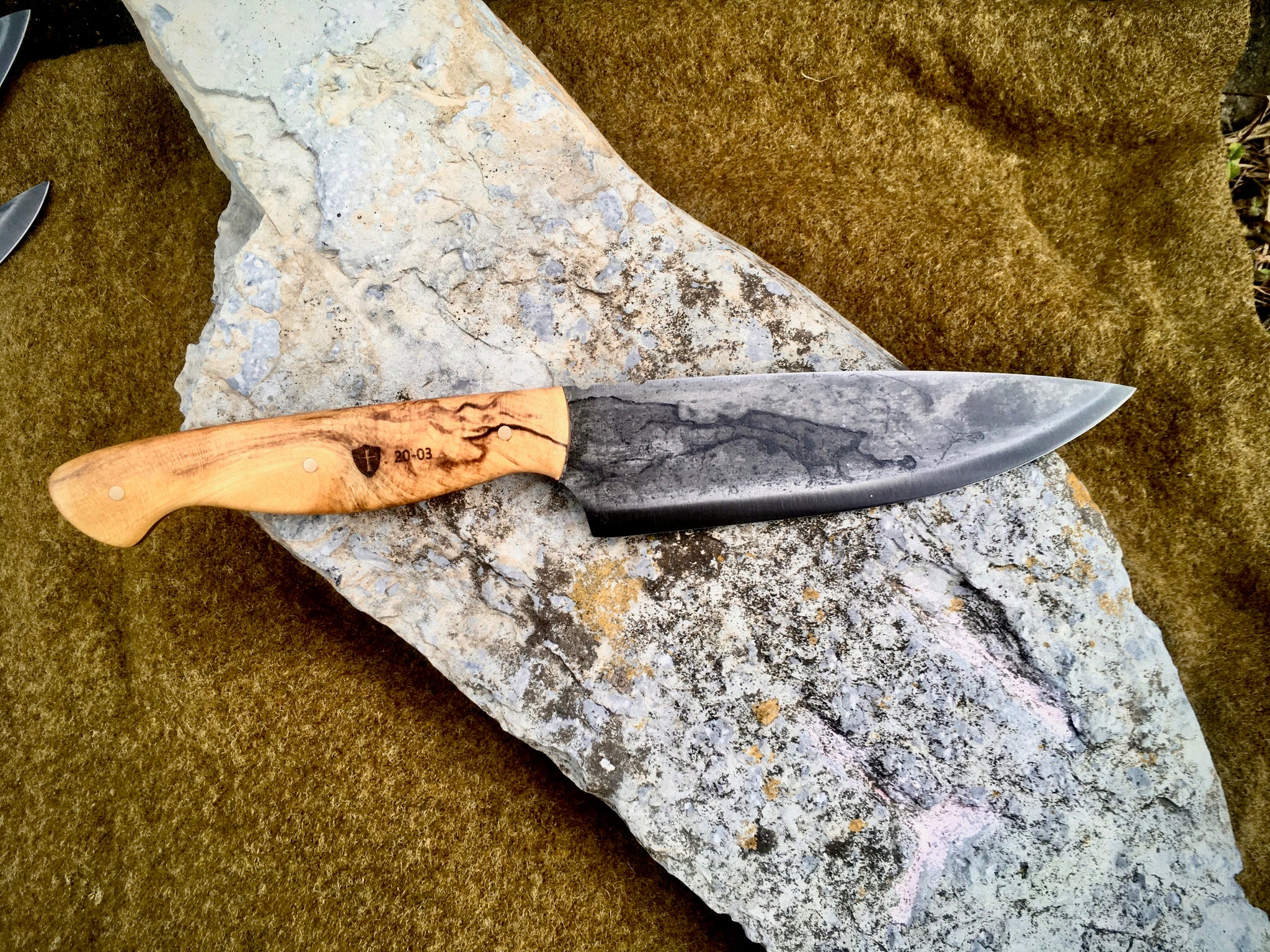 Hand Forged Chef Knife 20-03 – Zion's Farm